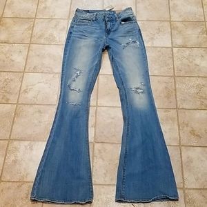 BNWT American Eagle Flair leg high rise hipster